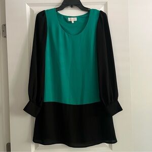 My Michelle Teal Blouse